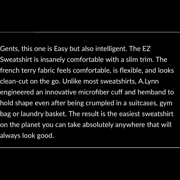 Alynn Designs EZ crew neck sweatshirt  Large NWT - Picture 6 of 6